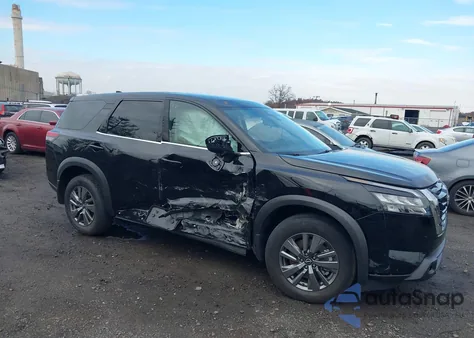 2025 Nissan Pathfinder S 4Wd z USA, uszkodzony, nr VIN 5N1DR3AC6SC277573